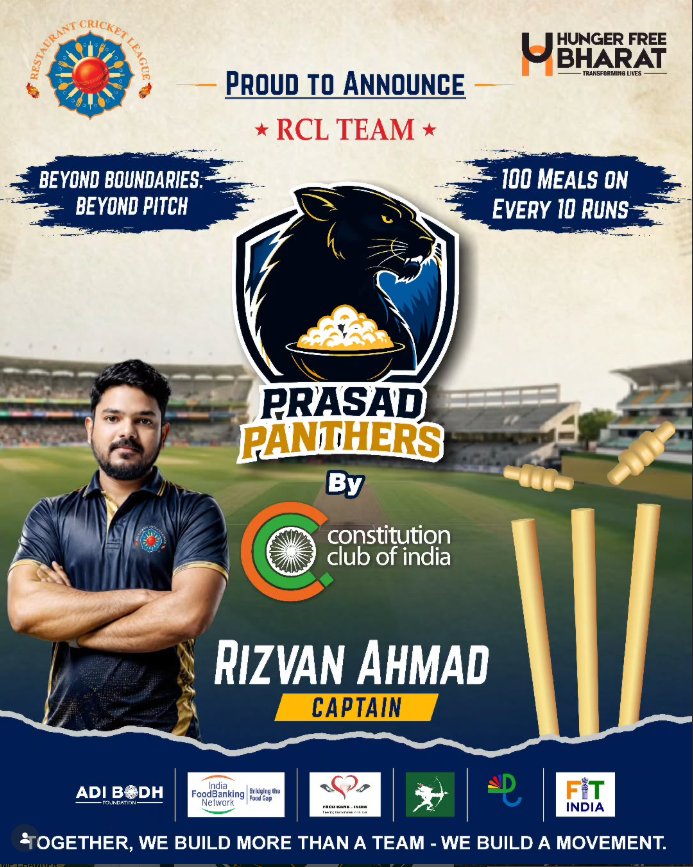 Uniting sport & food security! Season 4 brings together community champions for a noble cause. 🏏❤️ #RCL2026 #HungerFreeBharat #EveryRunFeedsBharat